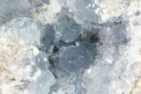 Celestine (Celestite) Crystal Geode Section - Madagascar #87133-2